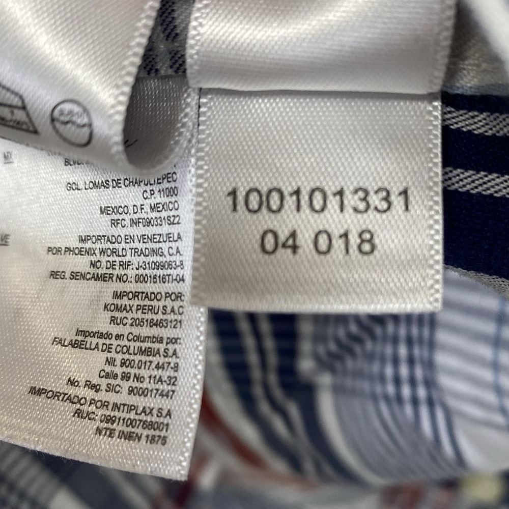 Brooks Brothers Regent Button Down Shirt Mens M Red White Blue Plaid Non-Iron - Picture 6 of 10